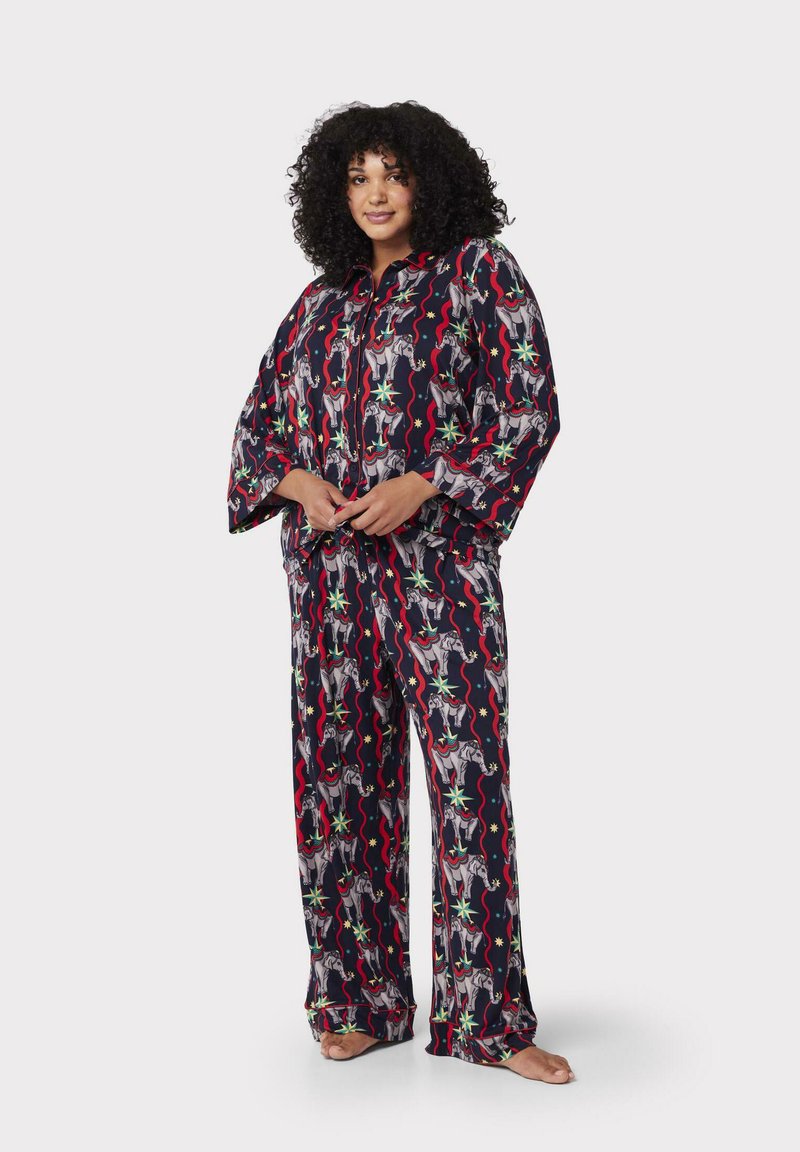 Kalimo | Set Pigiama Donna Raso Bianco 3 pezzi elegante | Modern Vogue