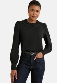 REGULAR FIT - Ilgarankovis viršutinės dalies drabužis - black lace collar