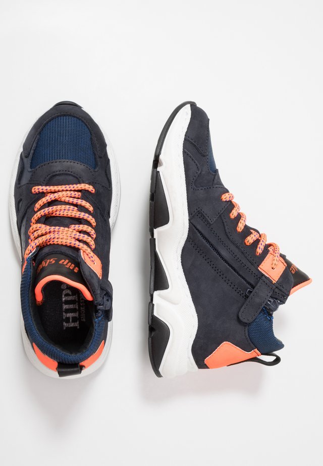 High-top trainers - dark blue