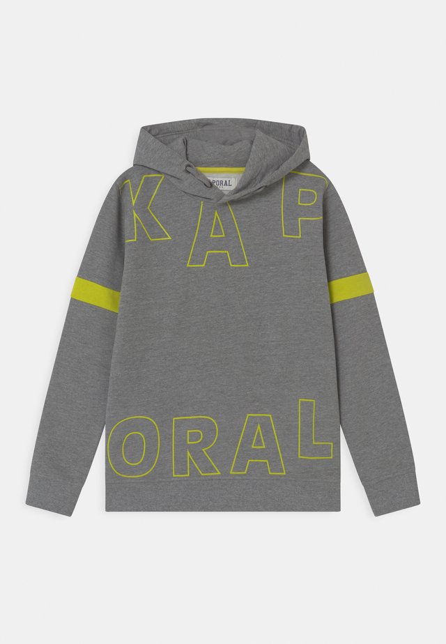 SPLIT LOGO HOODIE - Sweatshirt - medium grey