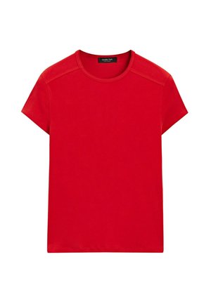 Massimo Dutti, T-shirts basic - red