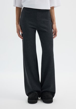 Terranova, PANTALONE LUNGO TINTA UNITA - Pantaloni - nero melange