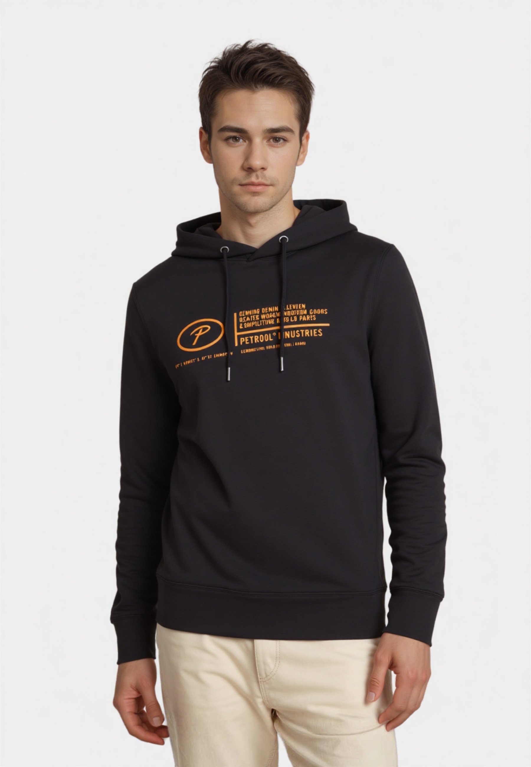 Petrol Industries HOODED Kapuzenpullover deep black/schwarz