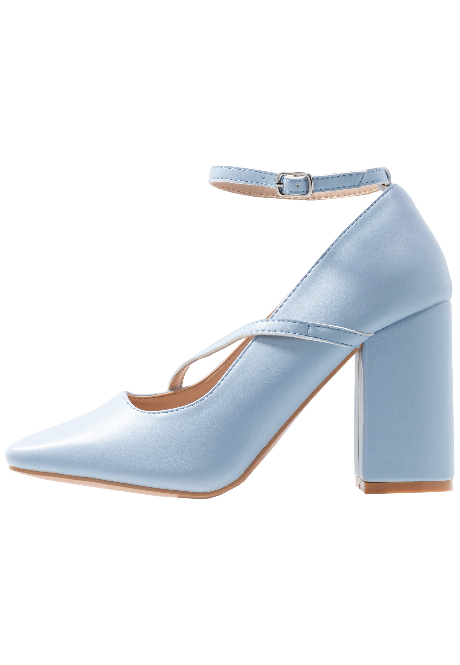 high heels light blue