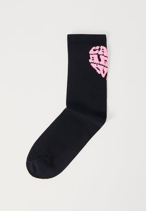Carhartt WIP, HEARTBREAKER SOCKS NEW UNISEX - Socks - black/lumo pink