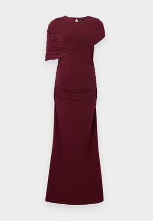 Vero Moda, VMKASSANDRA CAPE MAXI DRESS  - Μάξι φόρεμα - windsor wine