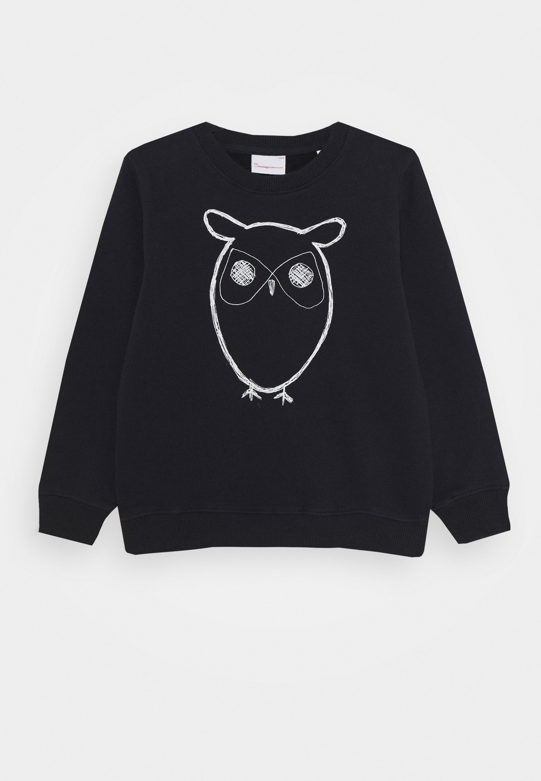 Knowledge Cotton Apparel Lotus Owl Sweatshirt Dark Blue Zalando At