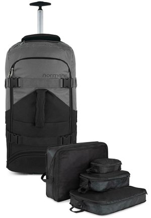 Normani MIT 4 KLEIDERTASCHEN - Kofferset - schwarz grau