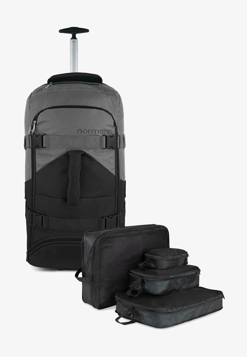 Normani MIT 4 KLEIDERTASCHEN - Kofferset - schwarz grau