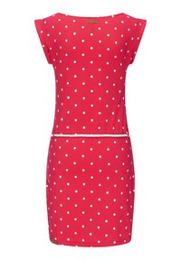 Ragwear TAG DOTS - Jerseykleid - rot metallic