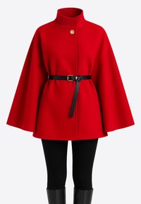 BOLERO - Poncho - red