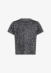 JUNIOR GIRL AN AOP TEE - Αθλητικό μπλουζάκι - grey four/grey six/black/grey six