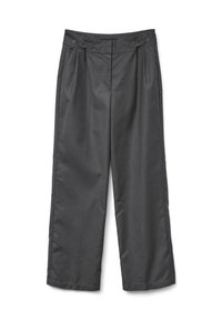 VMNIKKI STRAIGHT PANT - Pantalones - dark grey