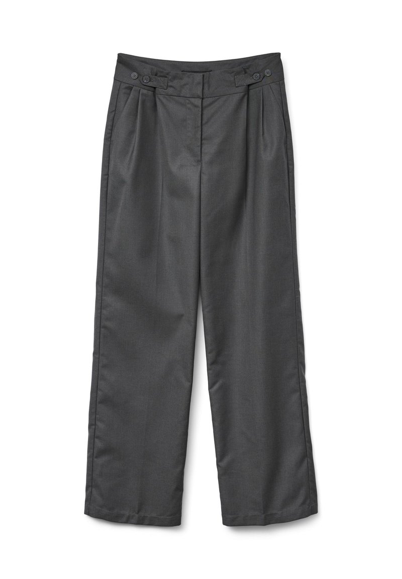 Vero Moda Broek donkergrijs gemêleerd