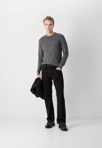 Calvin Klein SWEATER - Džemperis - dark grey heather