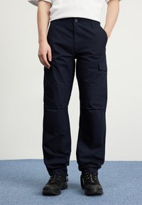 Carhartt WIP - AVIATION PANT - Kargopüksid - dark navy rinsed Väikepilt 1