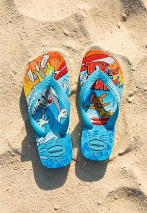 Havaianas, KIDS TOP WARNER UNISEX - Chanclas de dedo - blue