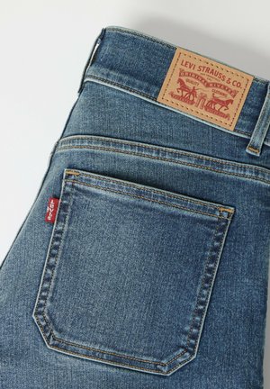Levi's®, 318 TAILORED WIDE LEG LEAVING LATE - Wide Leg - leaving late - dark indigo - worn in