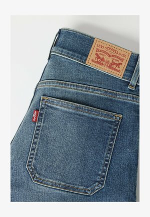 Levi's®, 318 TAILORED WIDE LEG LEAVING LATE - Wide Leg - leaving late - dark indigo - worn in