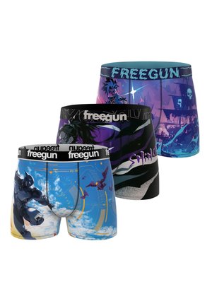 3 PACK  - Boxers - bleu violet noir blanc