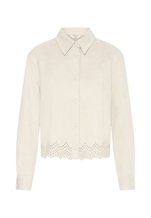 b.young, BYTOMIRA LASER SHIRT - Hemdbluse - rainy day