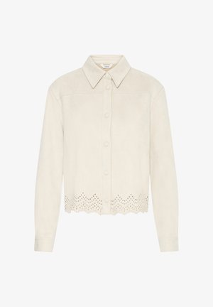 b.young, BYTOMIRA LASER SHIRT - Hemdbluse - rainy day