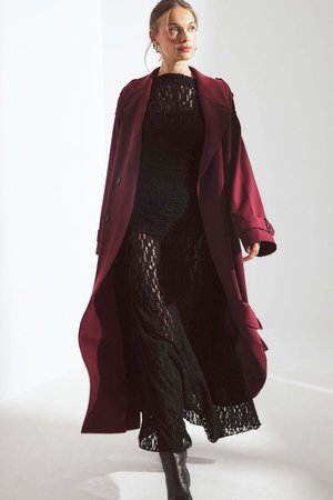 FLOWY - Maxinederdele - black
