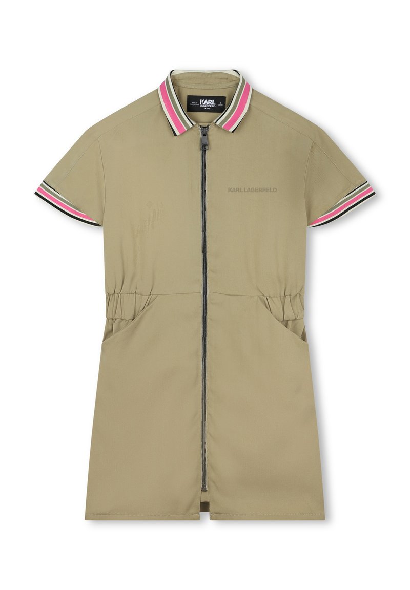 KARL LAGERFELD KIDS Blousejurk groen KARL LAGERFELD KIDS Blousejurk groen