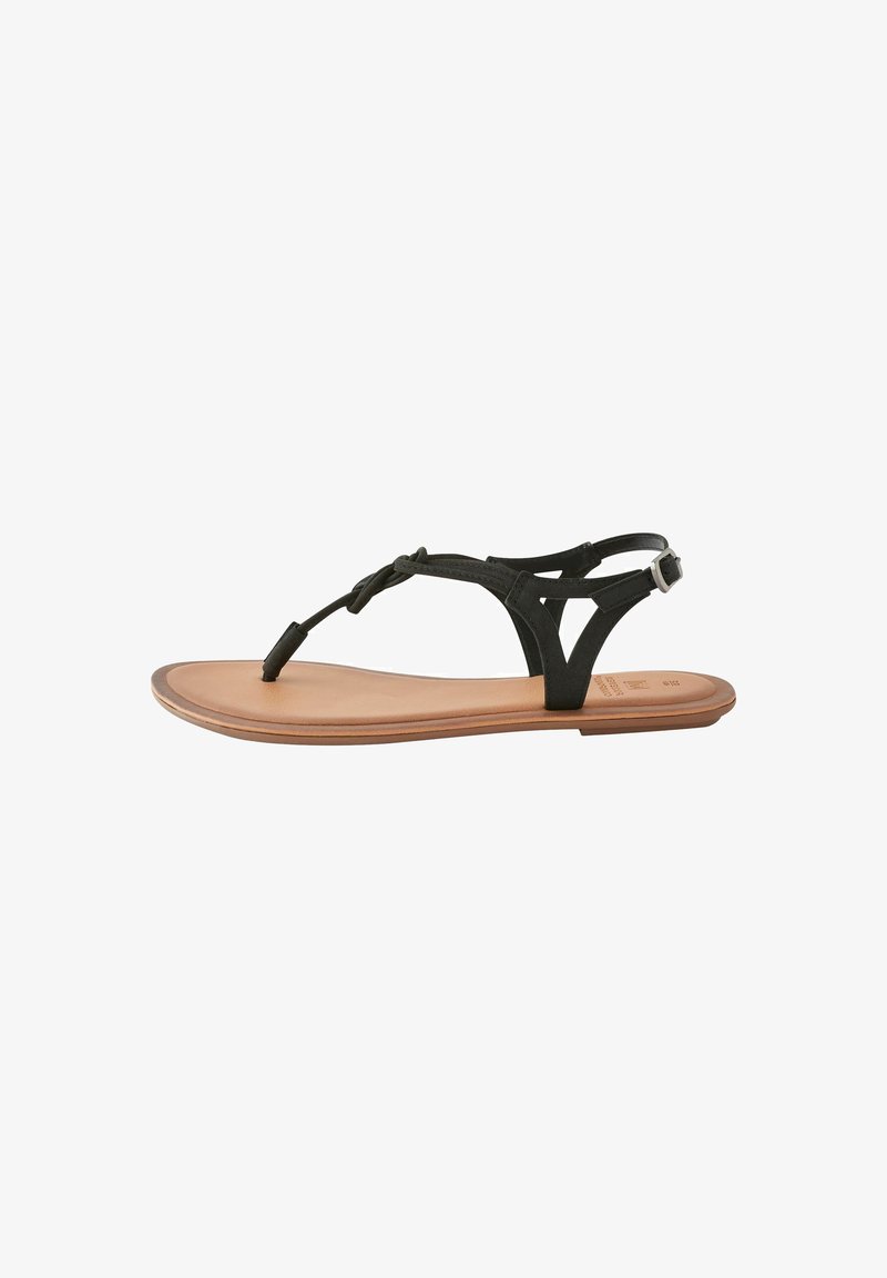 Next FOREVER COMFORT KNOT SLINGBACK REGULAR WIDE FIT - T-sandali - black