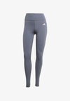ADIDAS OPTIME ESSENTIALS STASH POCKET FULL LENGTH - Leggings - onix/white
