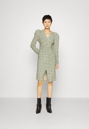 DESIGNERS REMIX HAWAII MIDI DRESS - Denné šaty - khaki