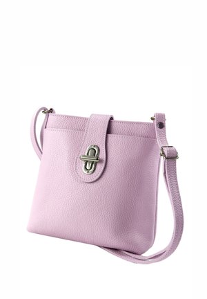 DrachenLeder Umhängetasche - lila