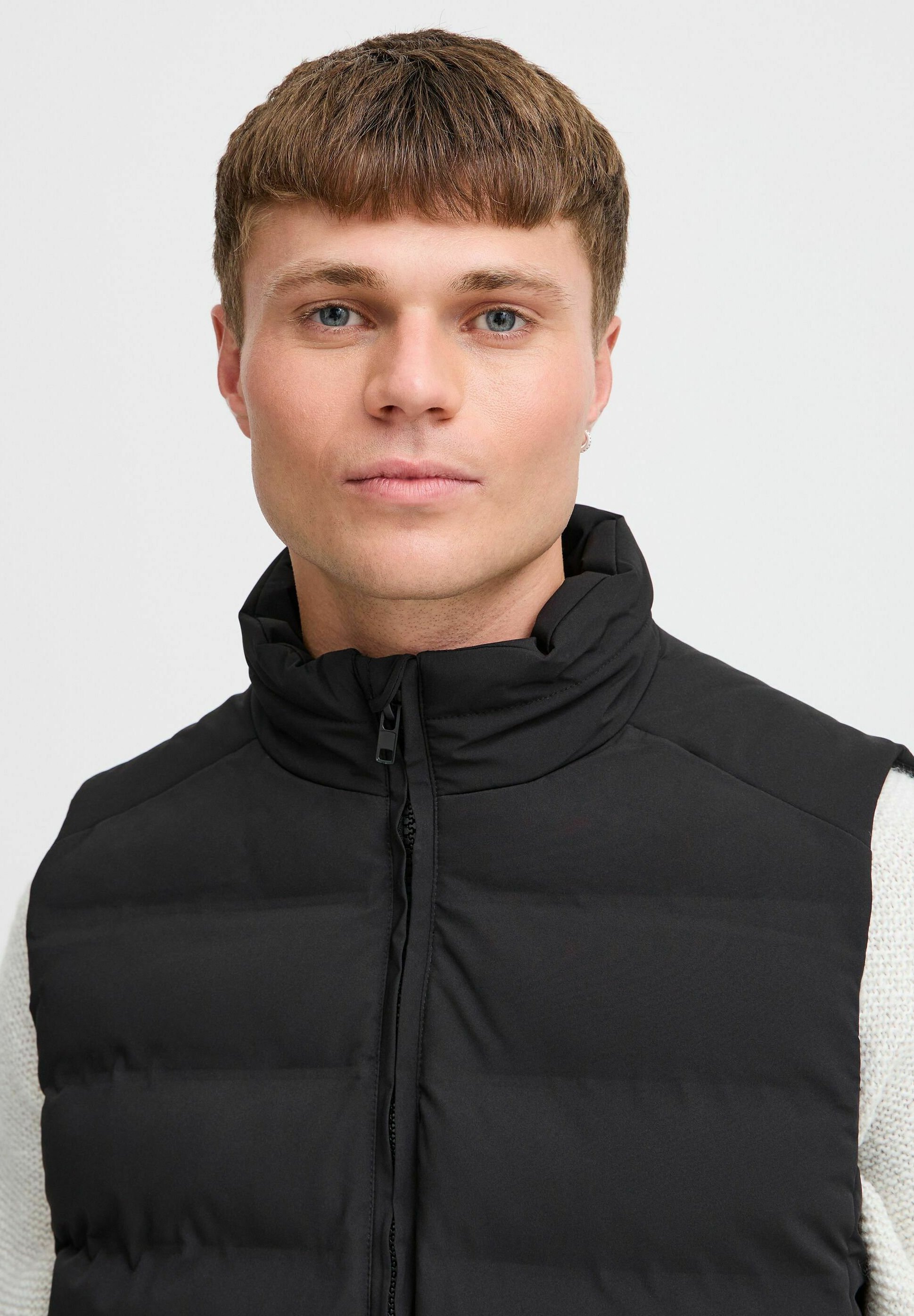 Solid SDMILAS VEST - Waistcoat - true black/black - Zalando.co.uk