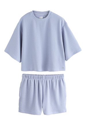 REGULAR FIT - TEXTURED  SET - Conjunto de pijama - blue