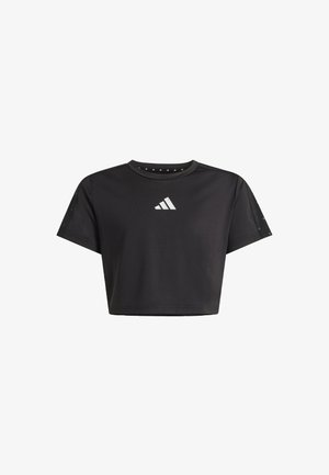 adidas Originals, TRAIN ESSENTIALS SEASONAL PRINT T-SHIRT - T-shirt imprimé - black silver met