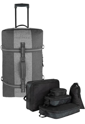 MIT 4 KLEIDERTASCHEN - Kofferset - dunkelgrau grau