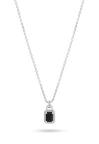 Common Lines SOLITAIRE PENDANT ONYX UNISEX - Halskette - silver-coloured