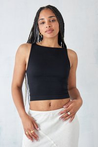 BDG Urban Outfitters SLASH NECK TANK - Top - black