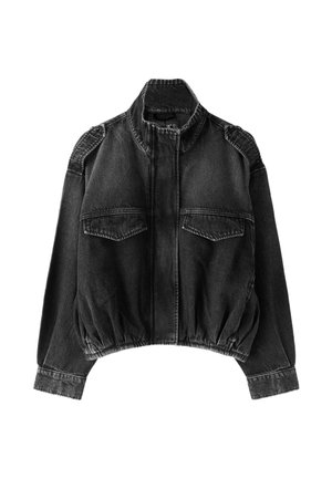 Stradivarius, BALLOON DENIM JACKET 01745855 - Jeansjacke - grey