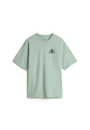 Vans CRESTLINE - T-Shirt print - olive