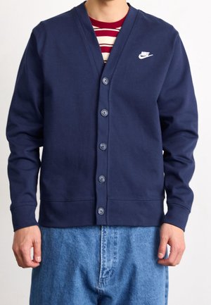 Tröja med dragkedja - dark blue