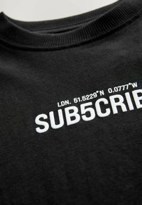 Next REGULAR FIT SHORT SLEEVE - Print T-shirt - black