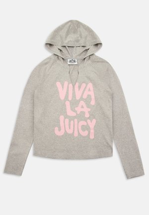 Juicy Couture VIVA LA JUICY FITTED HOODED - Mikina s kapucí - silver marl