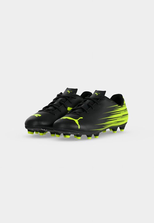 PUMA ATTACANTO II FG/AG JR UNISEX - Football boots artificial grass - black/lime squeeze — foto 3