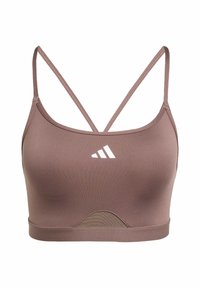 3STRIPES - Light support sports bra - earth strata