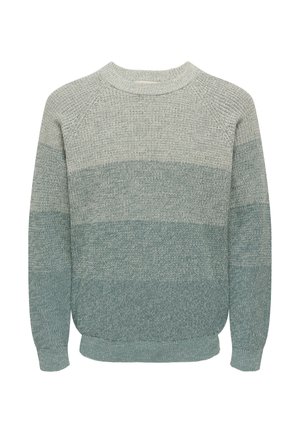 ONSBIRK RLX LS RAGLAN CAMP - Strikkegenser - grau