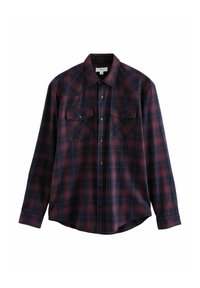 CHECK- REGULAR FIT - Košeľa - red navy blue