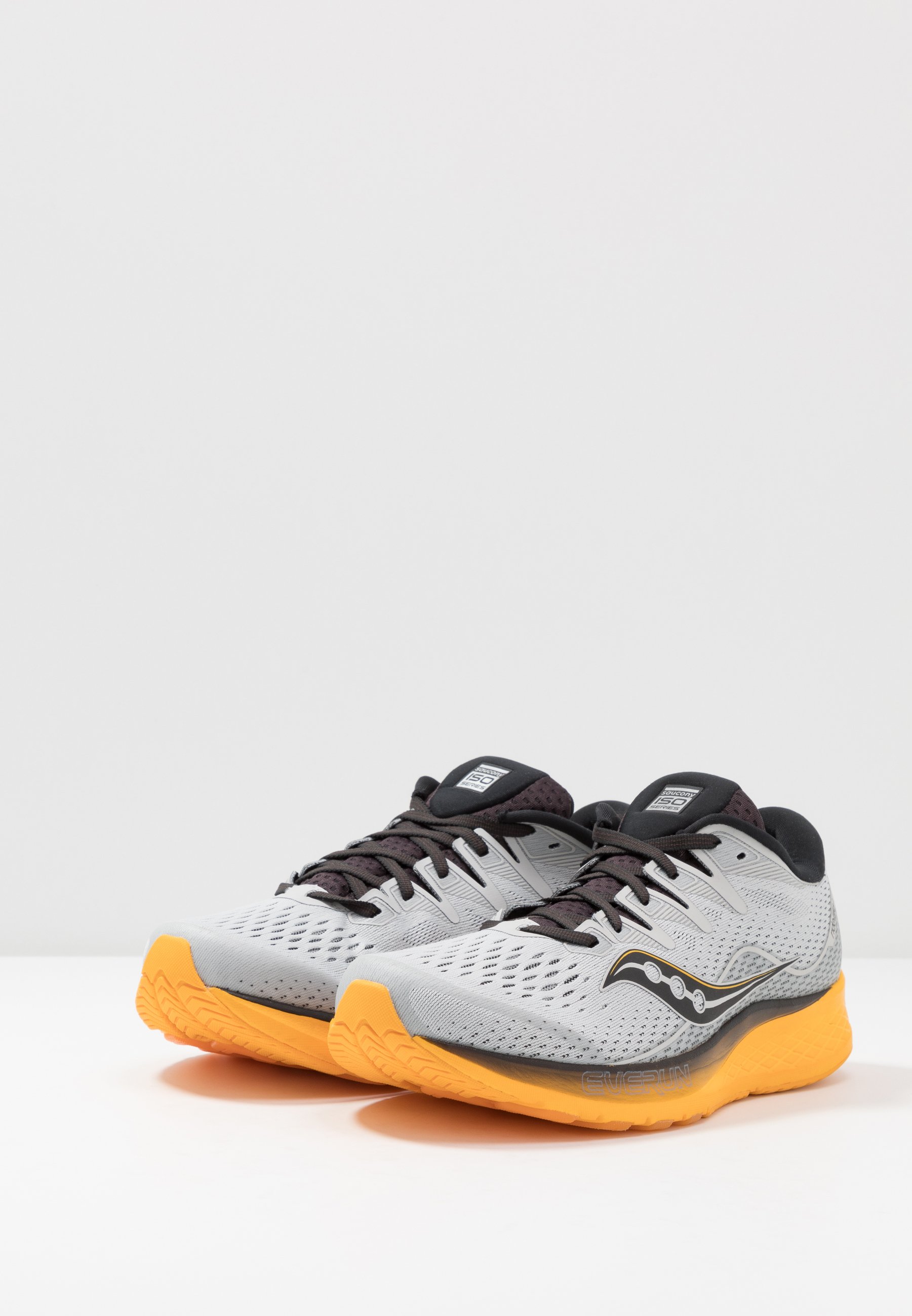 saucony ride iso 2 grey yellow