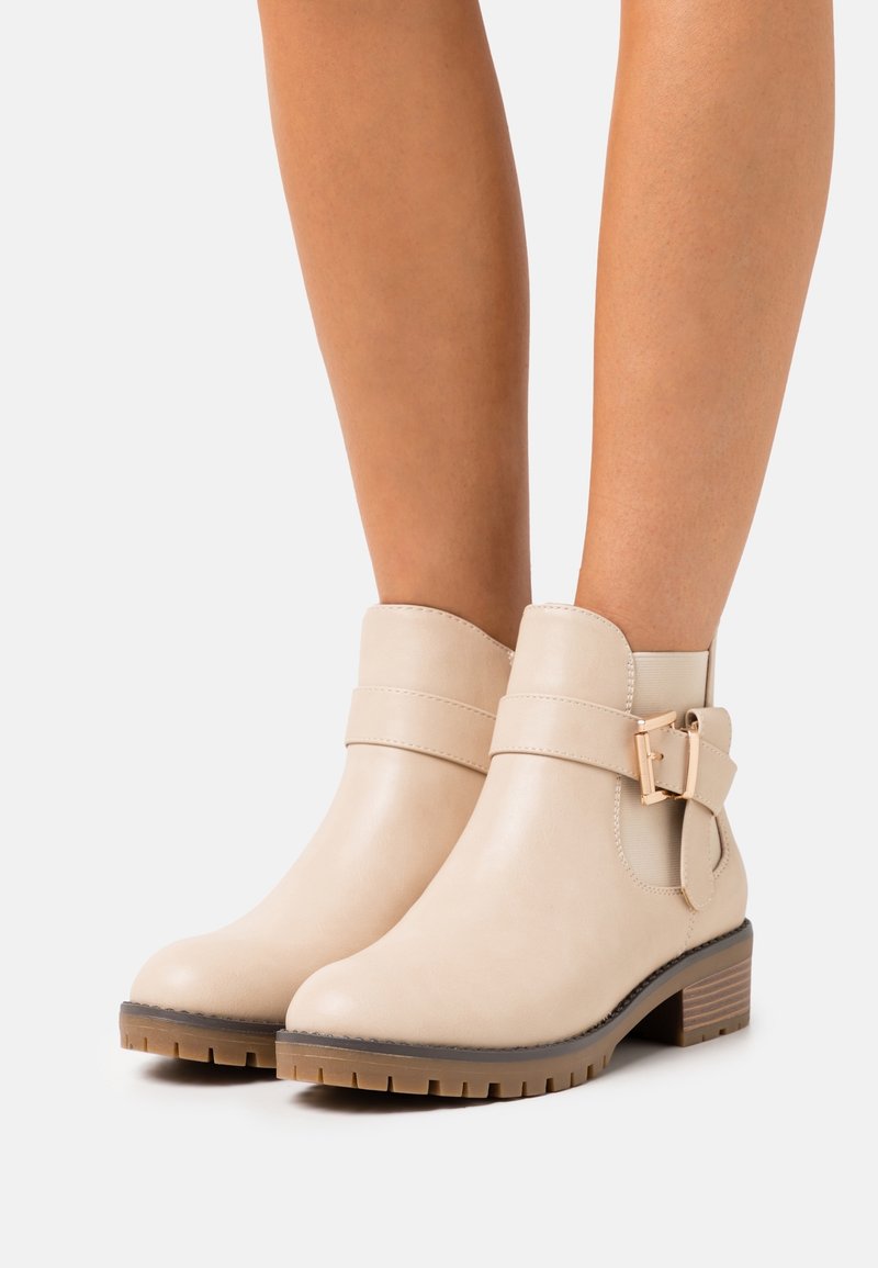 Anna Field Wide Fit Kotníkové boty - beige