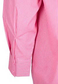 Zizzi LOCKERES LANGÄRMLIGES MIT STREIFEN - Skjortebluser - b pink salsa stripe